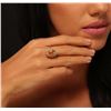 Image 1 : 14KT Yellow Gold 4.17 ctw Opal and Diamond Ring