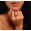 Image 2 : 14KT Yellow Gold 4.17 ctw Opal and Diamond Ring