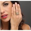 Image 1 : 14KT Two-Tone Gold 0.77 ctw Diamond Ring