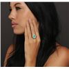Image 3 : 14KT Yellow Gold 2.88 ctw Emerald and Diamond Ring