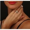 Image 1 : 18KT White Gold 1.69 ctw Diamond Ring