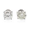Image 1 : 14KT White Gold 1.98 ctw Diamond Stud Earrings