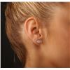 Image 4 : 14KT White Gold 1.98 ctw Diamond Stud Earrings