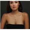 Image 1 : 14KT Tri-Tone Gold 0.93 ctw Diamond Pendant With Chain