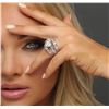 Image 8 : 18KT White Gold 14.79 ctw Diamond Ring