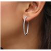 Image 6 : 14KT White Gold 2.04 ctw Diamond Earrings