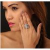 Image 1 : 14KT White Gold 0.67 ctw Diamond Ring