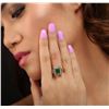 Image 1 : 14KT Yellow Gold 1.94 ctw Emerald and Diamond Ring