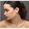 Image 6 : 14KT White Gold 2.61 ctw Diamond Earrings