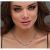 Image 2 : 14KT White Gold 2.90 ctw Diamond Necklace