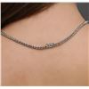 Image 7 : 14KT White Gold 2.90 ctw Diamond Necklace