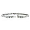 Image 6 : 14KT White Gold 9.31 ctw Diamond Tennis Bracelet