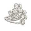 Image 4 : 18KT White Gold 2.12 ctw Diamond Ring