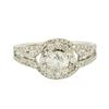 Image 1 : 14KT White Gold 1.17 ctw Diamond Ring