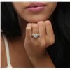 Image 6 : 14KT White Gold 1.17 ctw Diamond Ring