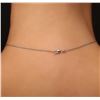 Image 5 : 14KT White Gold 4.57 ctw Quartz and Diamond Pendant With Chain