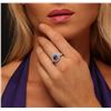 Image 5 : 14KT White Gold 1.77 ctw Tanzanite and Diamond Ring