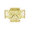 Image 1 : 10KT Yellow Gold 11.97 ctw Lemon Quartz Ring
