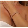 Image 5 : 14KT Rose Gold 2.10 ctw Diamond Bracelet