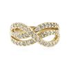 Image 1 : 14KT Yellow Gold 0.49 ctw Diamond Ring