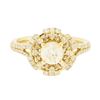 Image 1 : 14KT Yellow Gold 1.44 ctw Diamond Ring