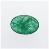 Image 1 : 3.95 ct. One Oval Cut Natural Emerald