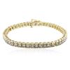 Image 1 : 14KT Yellow Gold 4.65 ctw Diamond Bracelet