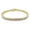 Image 1 : 14KT Yellow Gold 4.65 ctw Diamond Bracelet