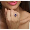 Image 4 : 18KT White Gold 4.53 ctw Tanzanite and Diamond Ring