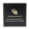 Image 2 : 2014-W National Baseball Hall of Fame HOF Proof $5 Gold Coin