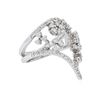 Image 2 : 18KT White Gold 1.08 ctw Diamond Ring