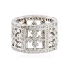 Image 3 : 14KT White Gold 2.30 ctw Diamond Ring