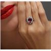 Image 3 : 14KT White Gold 2.36 ctw Pink Tourmaline and Diamond Ring