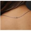 Image 5 : 14KT White Gold 4.20 ctw Tanzanite and Diamond Pendant With Chain