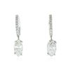 Image 1 : 18KT White Gold 2.54 ctw Diamond Earrings