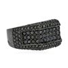 Image 4 : 14KT Black Gold 2.40 ctw Black Diamond Ring