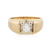 Image 1 : 14KT Yellow Gold 0.34 ctw Diamond Ring