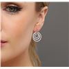 Image 4 : 14KT White Gold 2.81 ctw Diamond Earrings