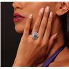 Image 5 : 14KT White Gold 3.00 ctw Tanzanite and Diamond Ring