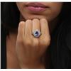 Image 6 : 14KT White Gold 1.71 ctw Tanzanite and Diamond Ring