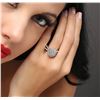 Image 5 : 14KT White Gold 1.20 ctw Diamond Ring