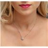 Image 1 : 14KT Rose Gold 1.87 ctw Diamond Necklace