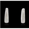 Image 1 : 14KT White Gold 3.14 ctw Diamond Earrings