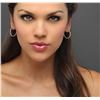 Image 7 : 14KT White Gold 0.69 ctw Diamond Earrings