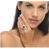 Image 1 : 14KT White Gold 4.40 ctw Tanzanite and Diamond Ring
