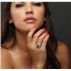 Image 4 : 14KT Yellow Gold 3.47 ctw Emerald and Diamond Ring