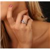 Image 5 : 18KT White Gold 1.72 ctw Diamond  Ring