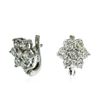 Image 2 : 14KT White Gold 3.04 ctw Diamond Earrings