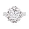 Image 3 : 18KT White Gold 2.64 ctw Diamond Ring