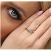 Image 1 : 10KT Yellow Gold 0.10 ctw Diamond Ring
